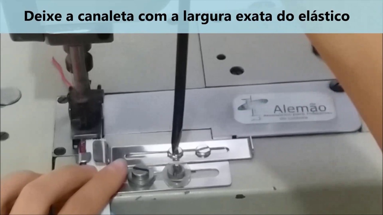 Aparelho para Rebater elástico na galoneira/elastiqueira (para elásticos de até 4cm)
