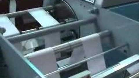 Fully Auto Servo Perforating And winding Bag Making Machine / garbage bag on roll machine