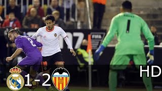 Real Madrid vs Valencia 1-2 - All Goals \& Extended Highlights - La Liga 22\/02\/2017 HD