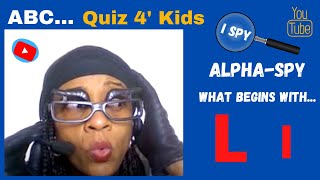 I SPY - The Letter 'L' - Memory and Alphabet game for kids - ALPHA SPY screenshot 2