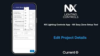 Edit Project Details - NX Lighting Controls App screenshot 2