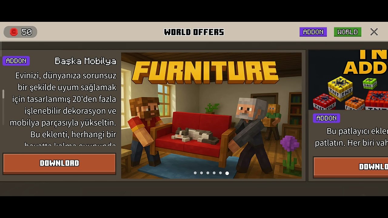 كيفية تنزيل المواد في ماين كرافت مجاني 