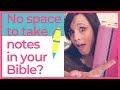 Adding Note Taking Space to a Bible with NO Space to Write