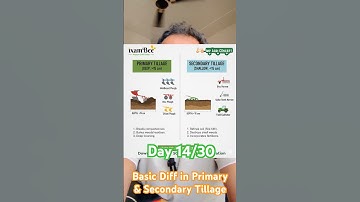 Day 14/30 !IBPS AFO Mains ! Diff in Primary tillage & Secondary Tillage #agriexams #ibpsafo #tillage