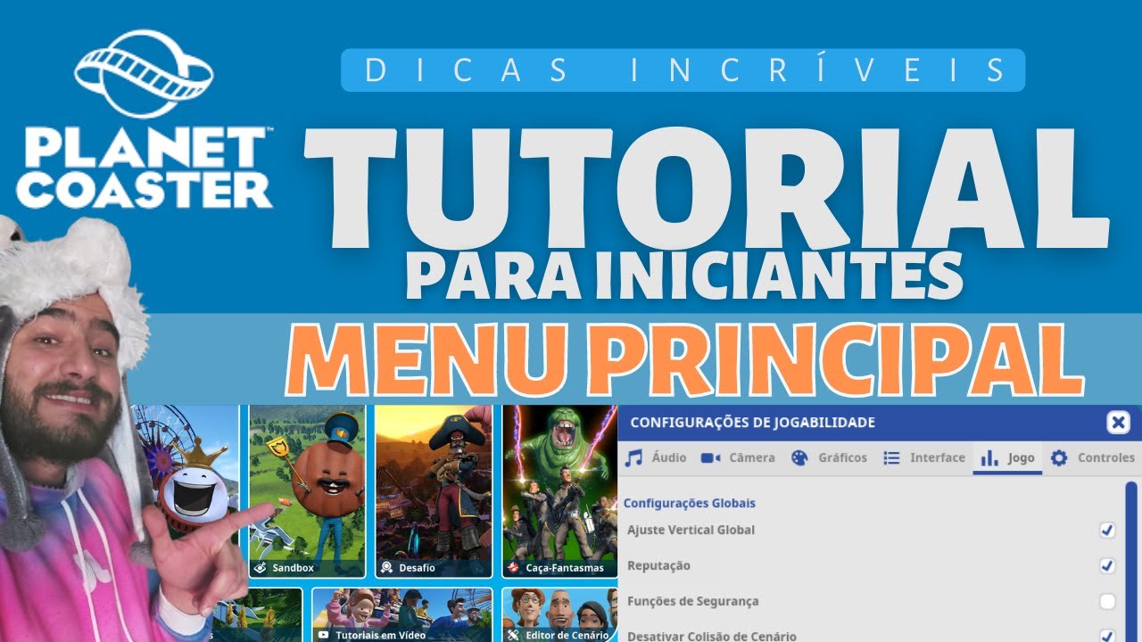 [AGORA NO NOVO CANAL] [TUTORIAL] MENU PRINCIPAL E CONFIGURAÇÕES ...