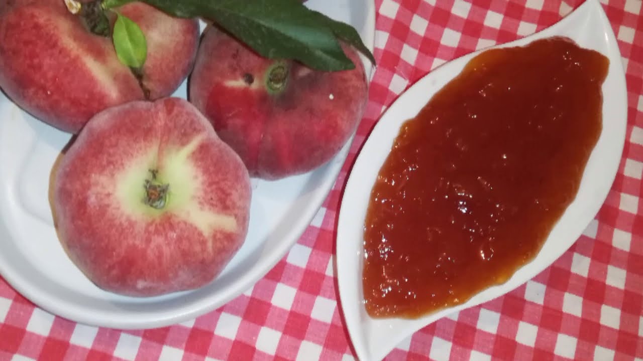 #مربى _الخوخ🍑كونفتير الخوخ🍑 بدون مواد حافظه 👌 سهل التحضير بدون تعقيدات 🤗 🍑Confiture de pêche #