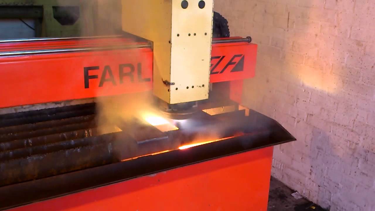 Farley Elf CNC Plasma Cutter with Hypertherm 100 Plasma Under Test at Westermans