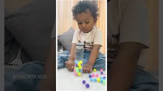Pom Pom Bottle Activity For Toddlers | Easy Screen-Free Learning 🧠✨