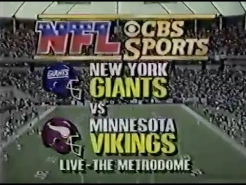 1986 Week 11 - Giants vs. Vikings