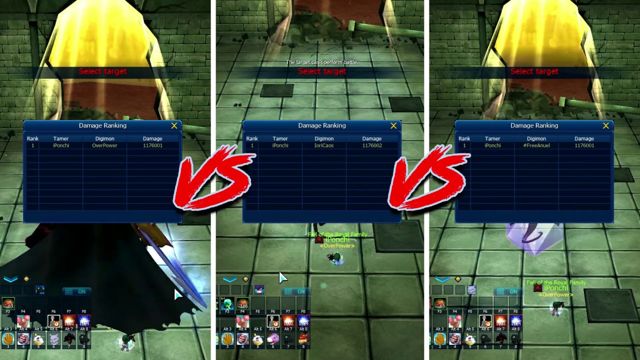 Alter S vs Beelzemon vs Moonmillenniummon