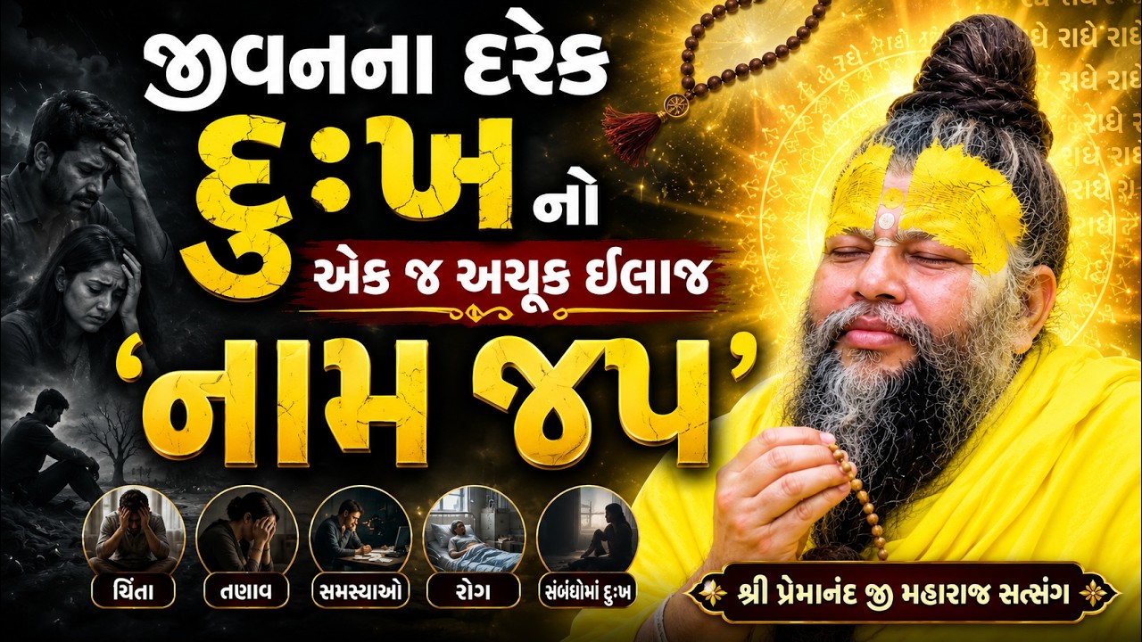 જીવનના દરેક દુઃખનો એક જ અચૂક ઈલાજ 'નામ જપ' | #1285   એકાંતિક વાર્તાલાપ & દર્શન | પ્રેમાનંદ મહારાજ