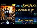 The lord of the rings the return of the king game  longplay 2 player coop walkthrough xbox