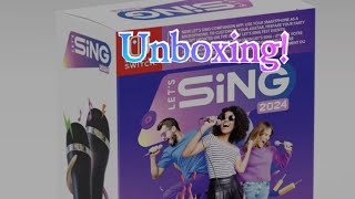 Let's Sing 2024 Unboxing / Nintendo Switch / 2 Mics Included! screenshot 5