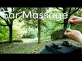 Public ASMR 山で耳のオイルマッサージ・風の音・鳥のさえずり・ホワイトノイズ | 山でお昼寝