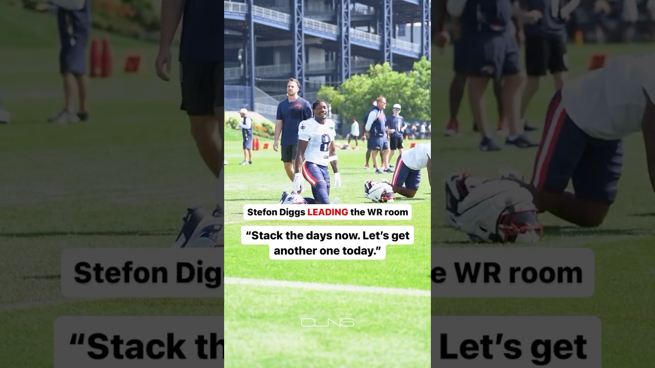 Stefon Diggs LEADING the Wide Receivers at Patriots Training Camp