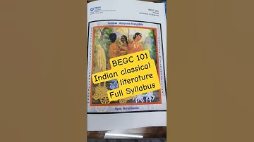 📚 IGNOU BEGC 101 Syllabus Explained in 30 Seconds BEGC 101 Important Units & Topics #IGNOU#begc101