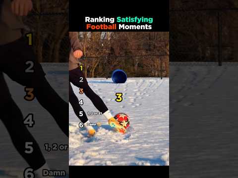Ranking Most SATISFYING Football Moments! 🤯⚽️