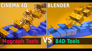B4D Tools 1.4.2 vs C4D Mograph Tools - Advanced Tutorial ZippedLoop - Blender Geometry Nodes