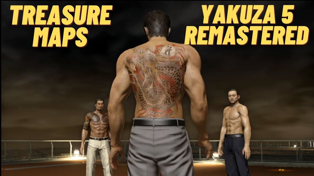 Treasure Maps Yakuza 5 Remastered 100 Trophy Guide YouTube