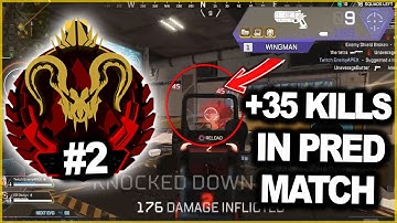 APEX RANK #2 shows Why NEW* WINGMAN is META in predator lobby - APEX LEGENDS