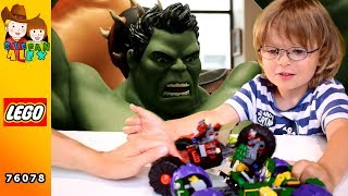Детки ЛЕГО Халк против Красного Халка 76078 LEGO Super Heroes Hulk vs Red Hulk
