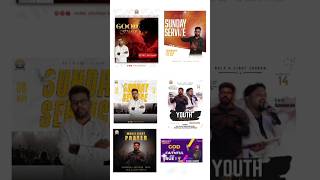 Christian Poster Design Collection ✝️ | Daily Verse,Sunday Service &Thumbnails | @SunilJoshua413