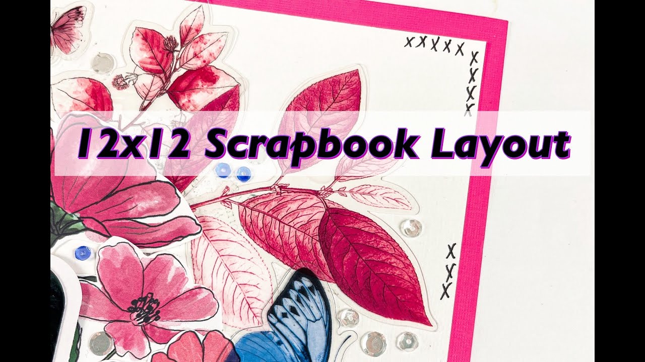 12x12 Scrapbook Layout 