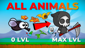 LEVEL 0 🔰 ALL ANIMALS EVOLUTION | EvoWorld.io
