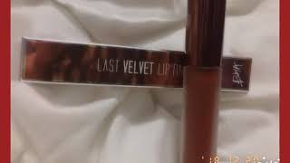 Bbia Last Velvet Lip Tint Version 5 Màu 25 Final Note
