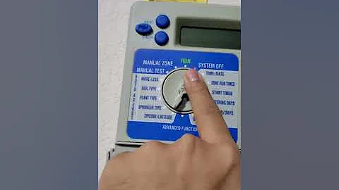 How to setup time and days in Weathermatic controller box