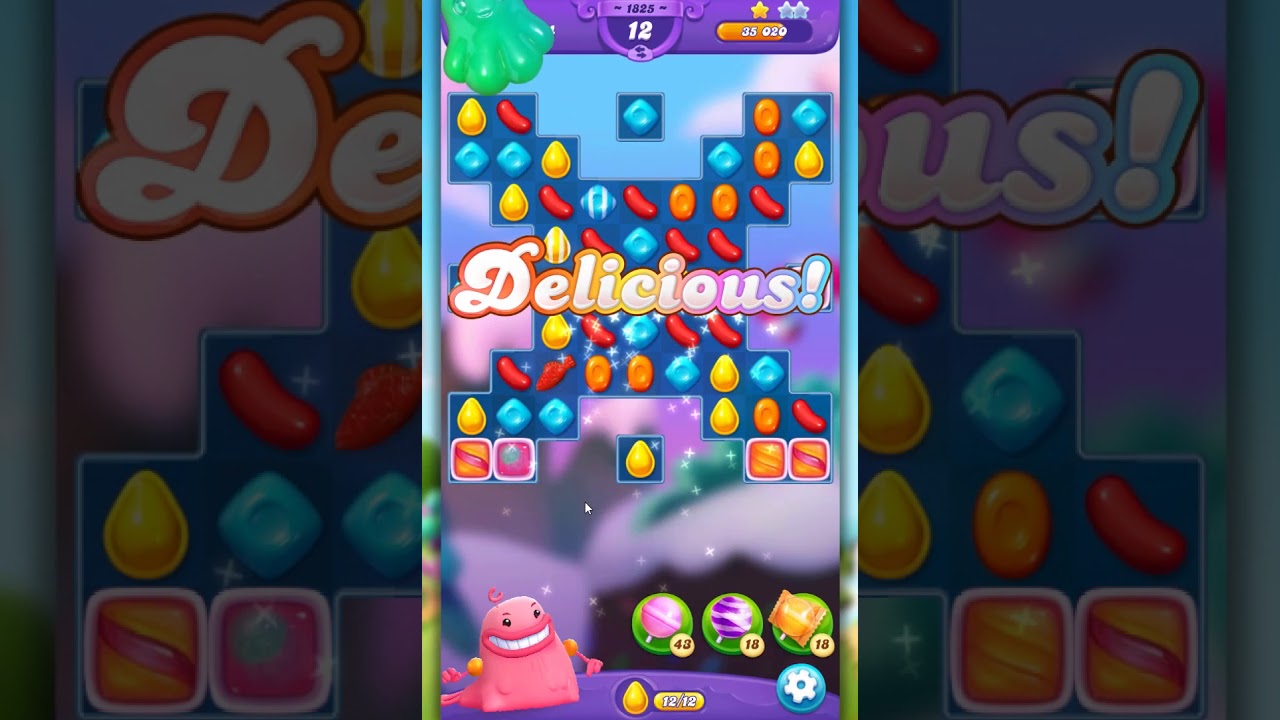 Candy Crush Friends Saga Level 1825 YouTube