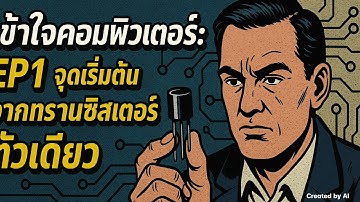 เข้าใจคอมพิวเตอร์: EP1 จุดเริ่มต้นจากทรานซิสเตอร์ตัวเดียว