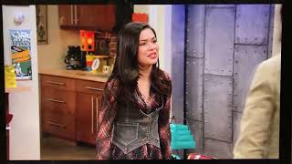 iCarly Spencer throws a bagel at Griffin