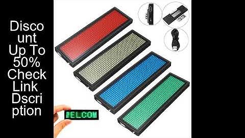 Bluetooth LED Module Name Badge DIY Programmable Scrolling Message Board Mini LED Display HD DIY Ele