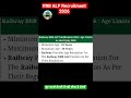 RRB ALP Recruitment 2026🚈MEGA VACANCY 📈📊 don't miss this time❌ #rrbs #railwayrecruitment #alpexam