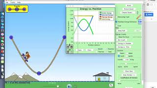 energy vs position graphs