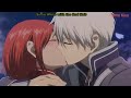 anime kiss   akagami no shirayuki  zen kiss shirayuki