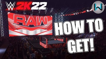How to Get NEW RAW 2022 Arena (Step-By-Step) - WWE 2K22 Mods