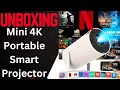 Unboxing 4K HD Portable Projector for Home and Office