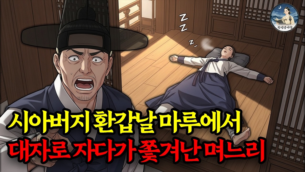 시아버지 환갑 잔치날 대자로 자다가 걸려 쫓겨난 덜렁이 며느리 남편도 못막아줬다고?