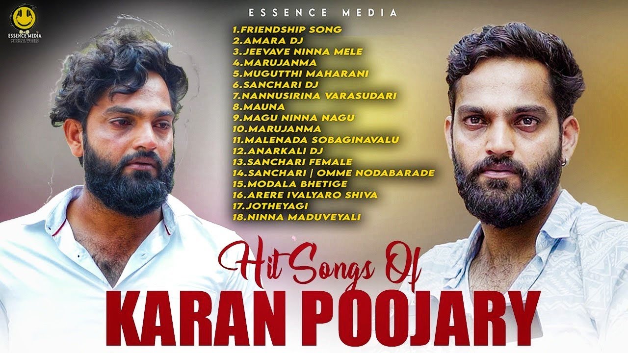 Karan Poojary Kannada Sad Songs Jukebox  Karan Poojary Hit Songs  Amara  Sanchari  Essence Media
