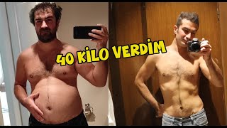 Zayıflama Sürecim 1 Yılda 40 kilo verdim 104 kg den 65 e indim