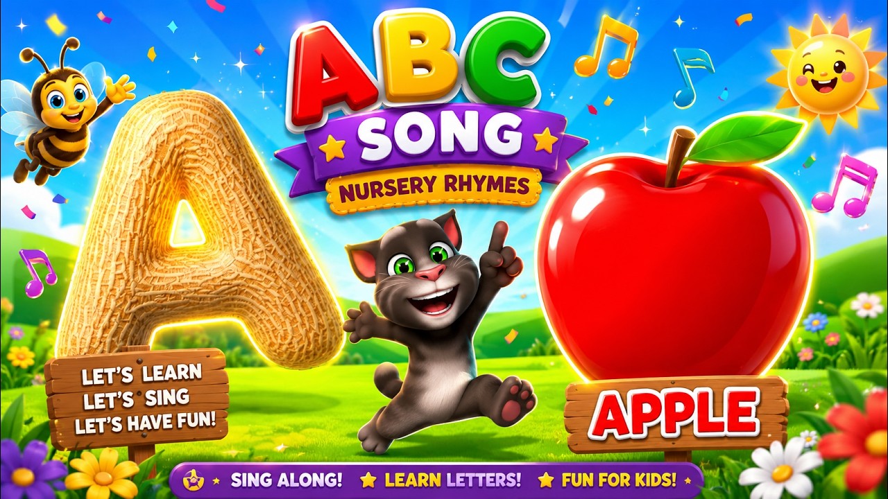 ABC Phonics Song | A for Apple 🍎 B for Ball ⚽ | Alphabet Songs for Kids ...