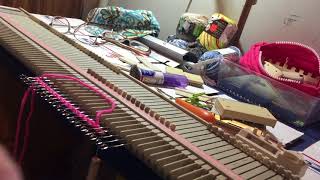 Knitting Machine Cast Ons - eWrap and Crochet  lk100 lk150 kx350 or any Machine