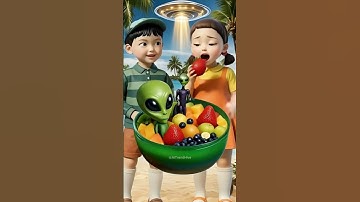 Squid Game AI Edible Slime ASMR Fruits #squidgame #squidgame2 #ai #asmr