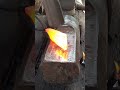 the process of making iron cutting tools using the traditional blacksmith manual method #blacksmith