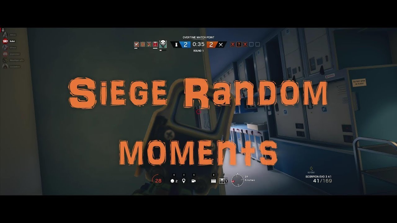 Rainbow Six Siege More Random Moments - YouTube