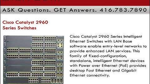 Cisco Catalyst 2960 Series Switches, Digitcom.ca Business Phone Systems