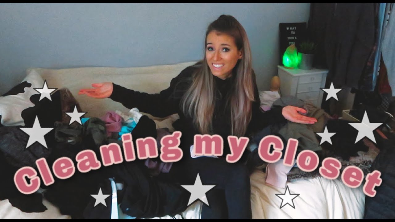 CLEANING OUT MY ENTIRE CLOSET | SPRING CLEANING *extreme* - YouTube