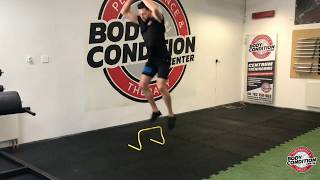 Boczny skok przez płotki NCM / Lateral Hurdle jump NCM